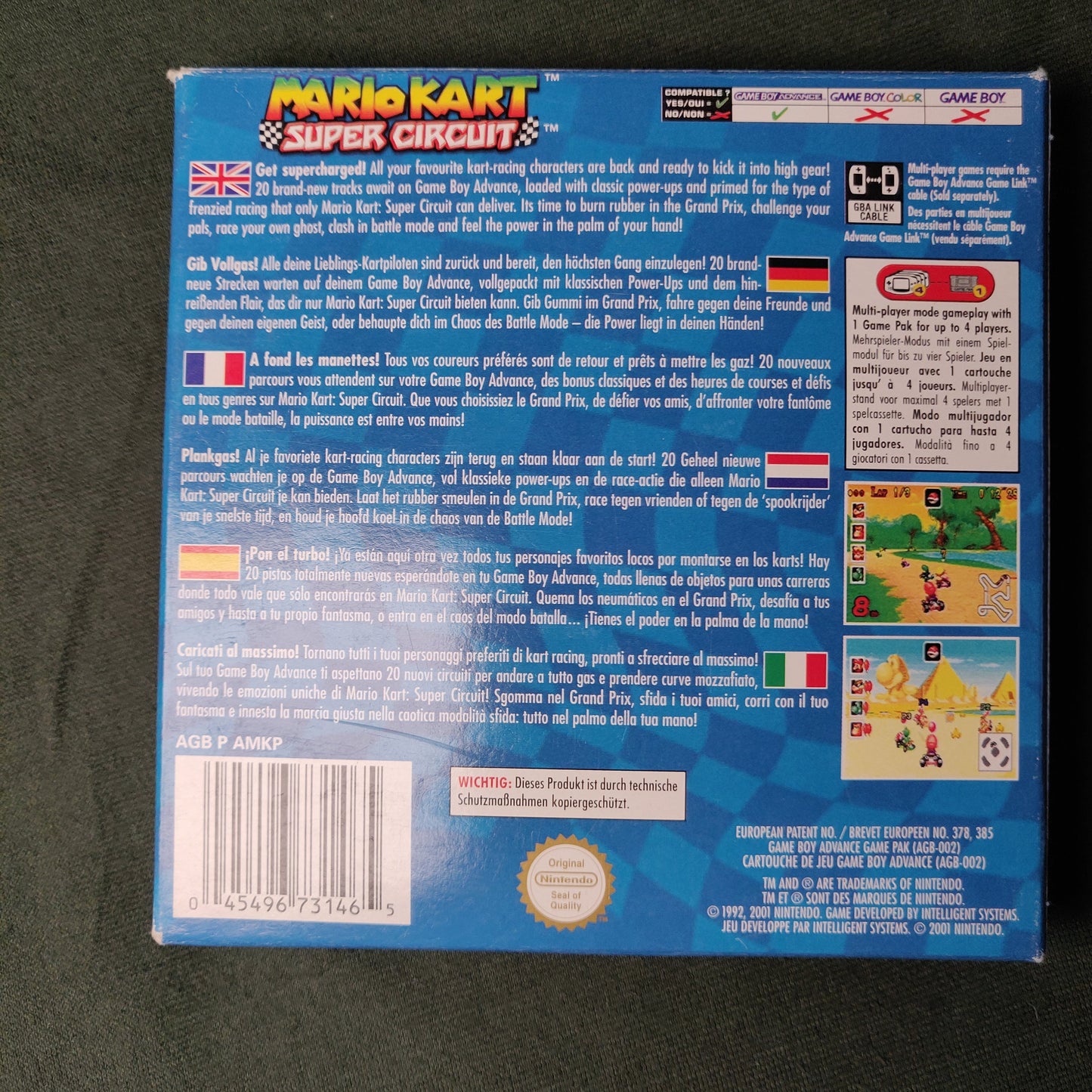 Mariokart Super Circuit CIB PAL