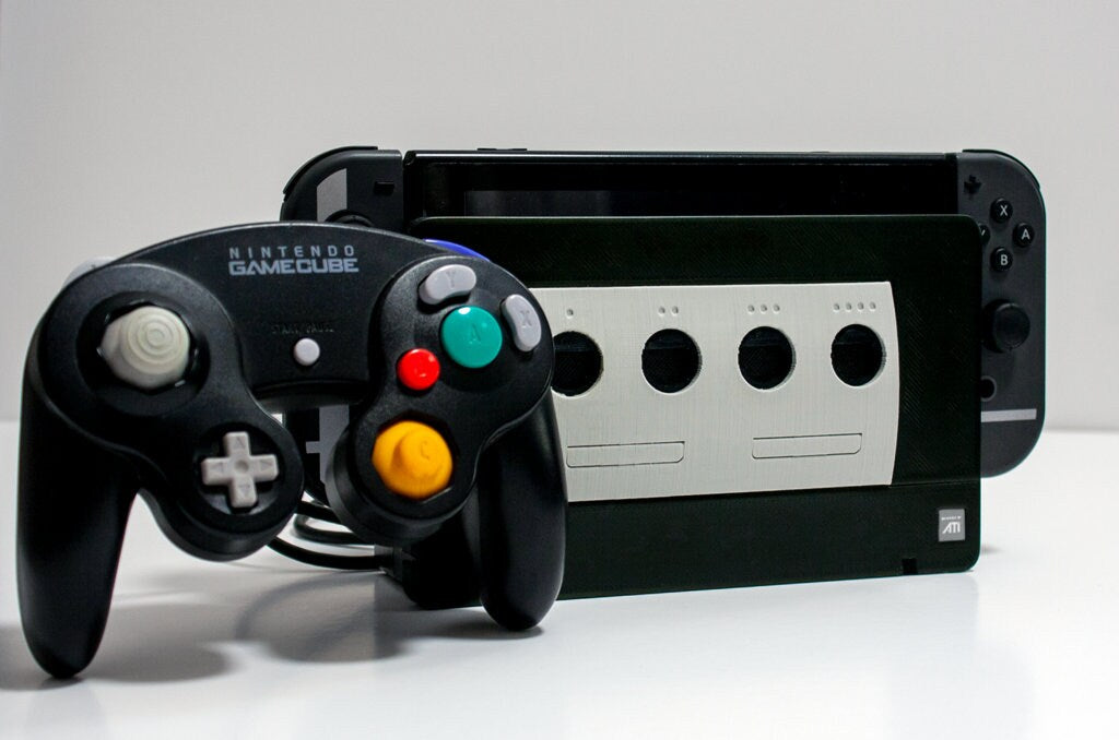 Gamecube Switch Dock for the Switch 3D printed