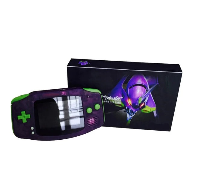 EVA Custom Modded Gameboy Advance GBA Console Special Edition