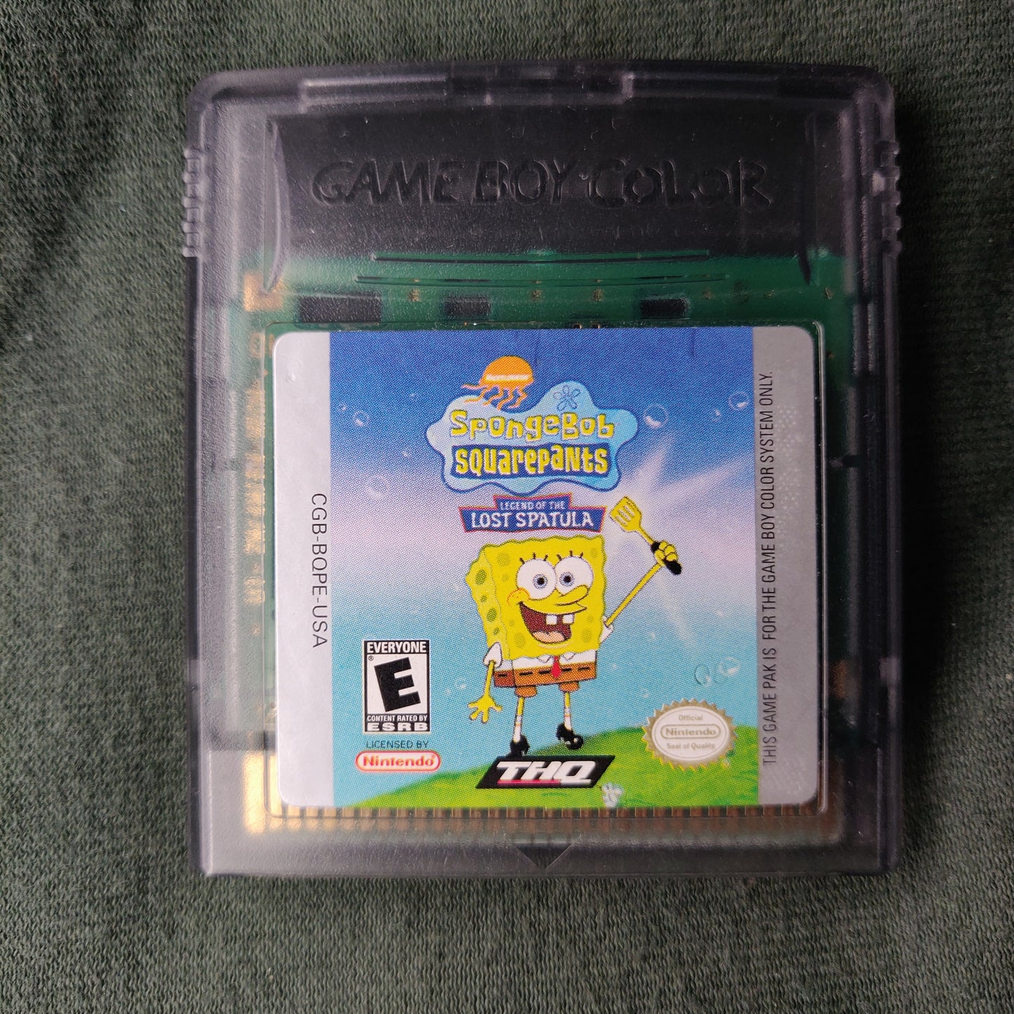 SpongeBob SquarePants Legend Of The Lost Spatula GBC