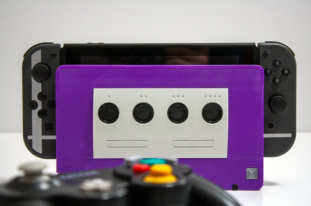 Gamecube Switch Dock for the Switch 3D printed