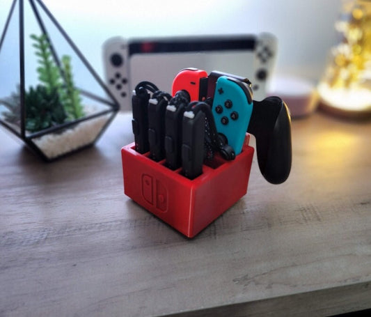 Controller Holder with Grip Slots - 4 Slot