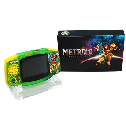 Metroid Custom Modded Gameboy Advance GBA Console Special Edition